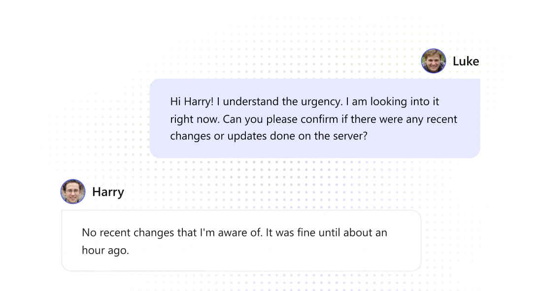 Conversational Service Desk